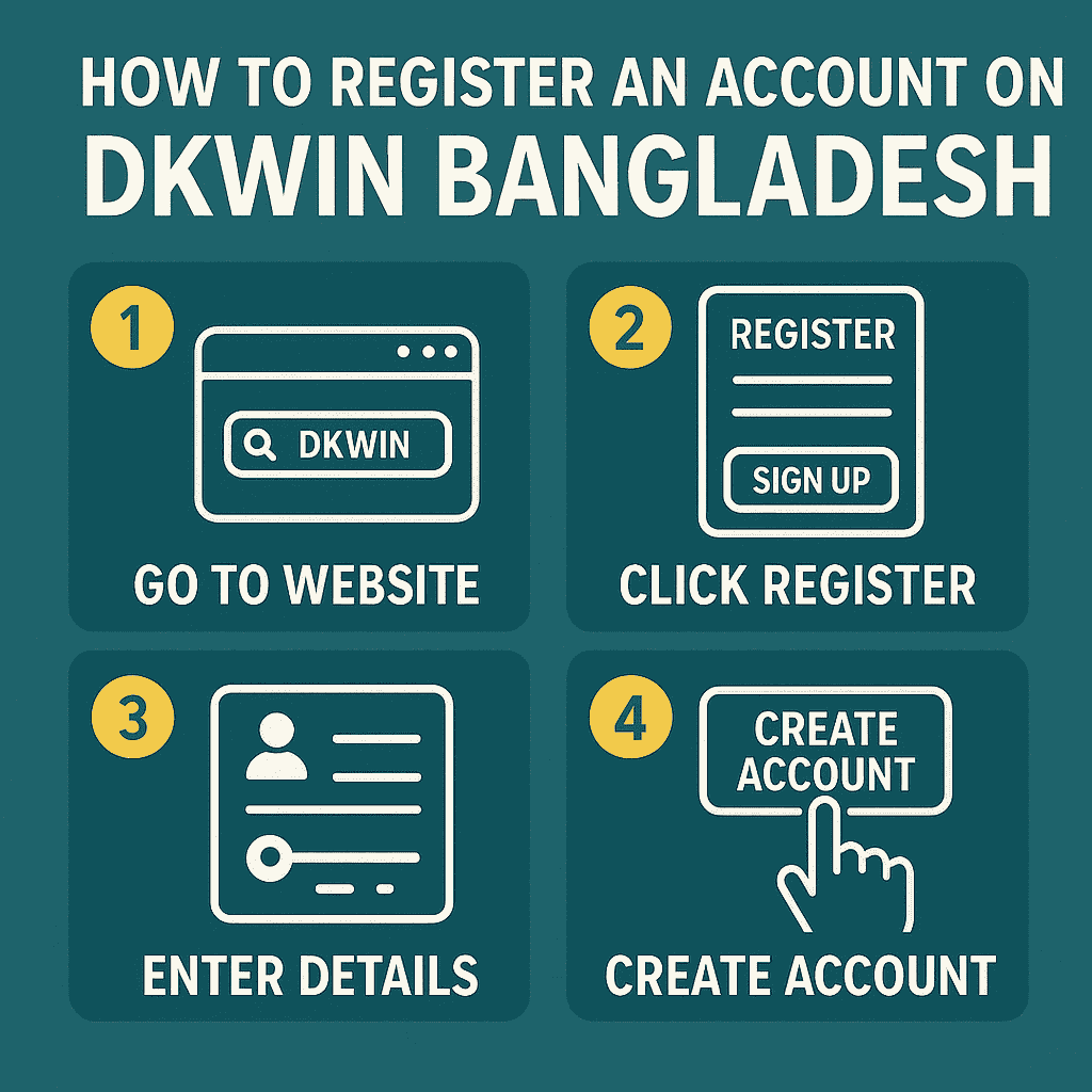 How to Register an Account on DKWin Bangladesh